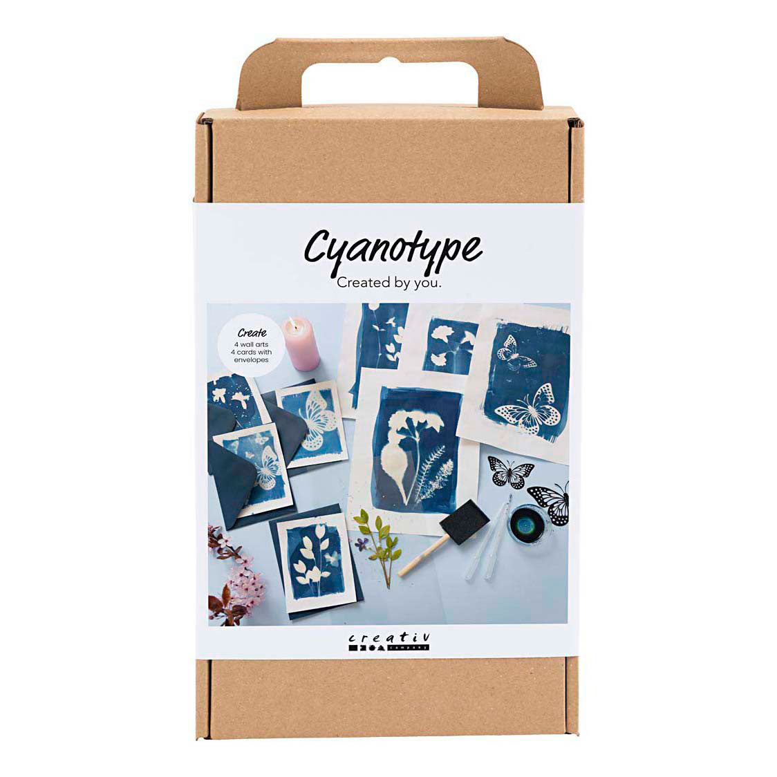 Creativ company hobbyset cyanotypie blauw