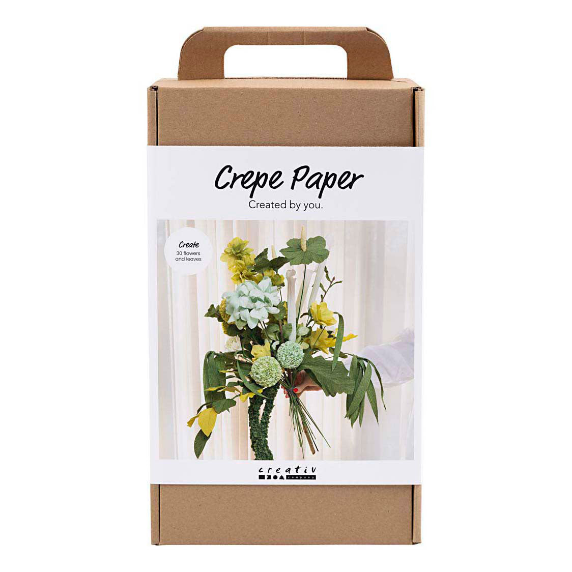 Creativ company maxi hobbyset bloemenboeket van crepepapier