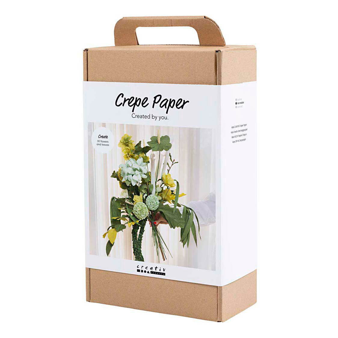 Creativ company maxi hobbyset bloemenboeket van crepepapier