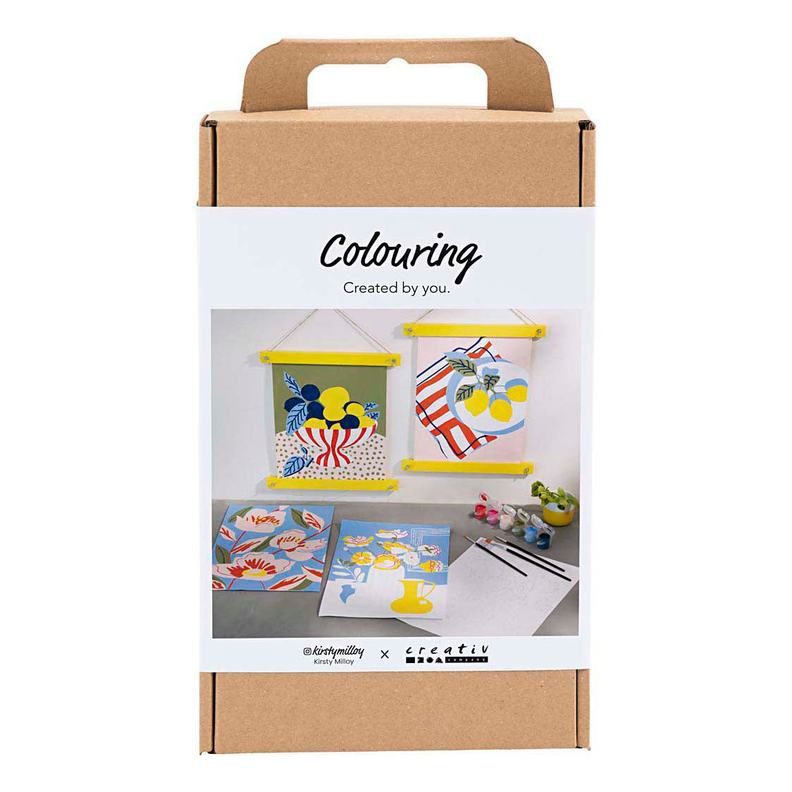 Creativ company hobbyset kleuren schilderen volgens cijfers acrylverf
