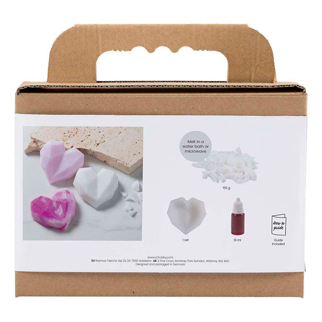 Creativ company https: www.cchobby.nl mini-hobbyset-zeep-maken-harten-roze-1-doos
