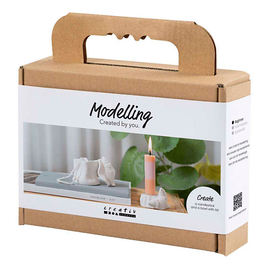 Creativ company https: www.cchobby.nl mini-hobbyset-boetseren-kandelaar-met-schelpen-off-white-1-doos