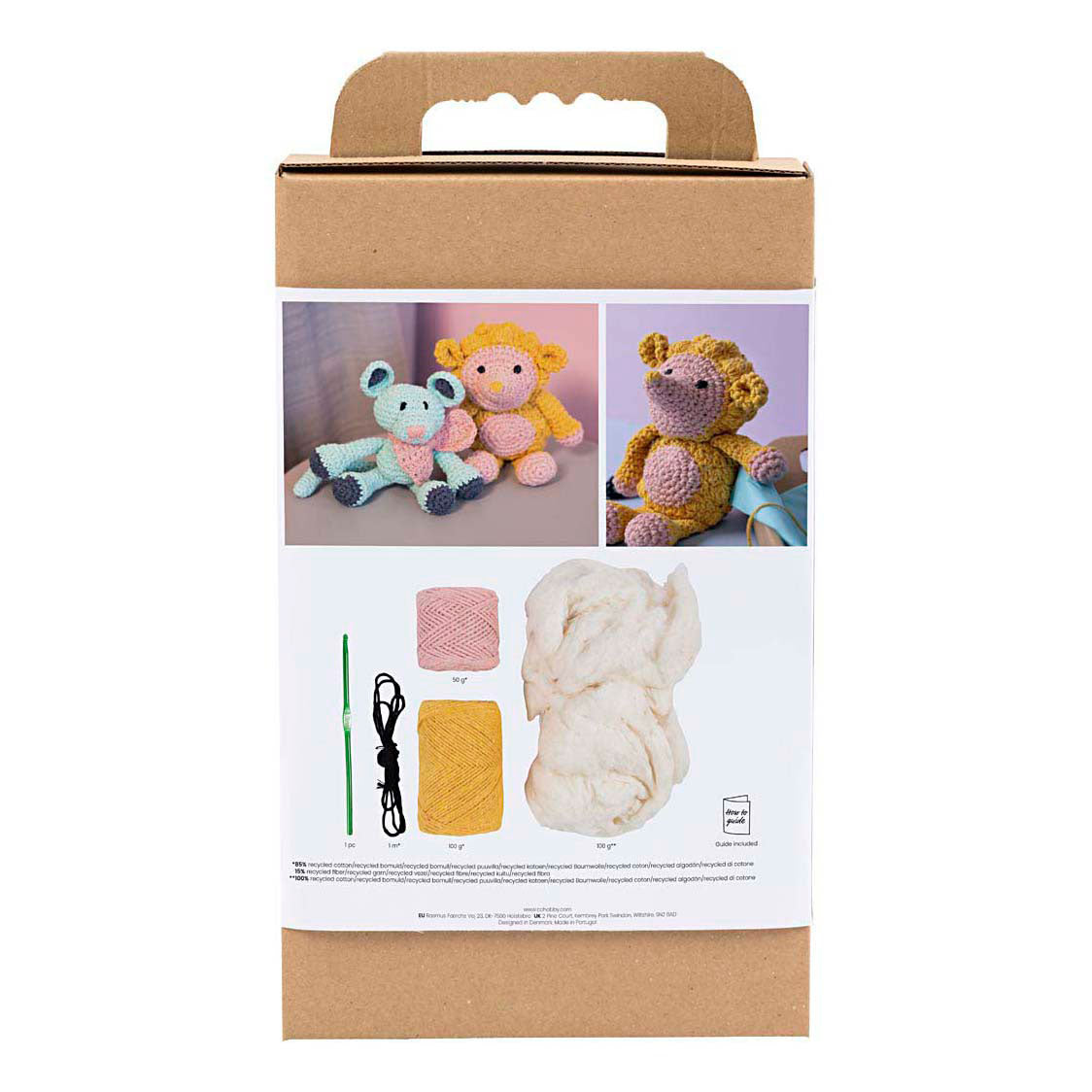 Creativ company https: www.cchobby.nl hobbyset-amigurumi-egel-lichtroze-warm-geel-1-doos