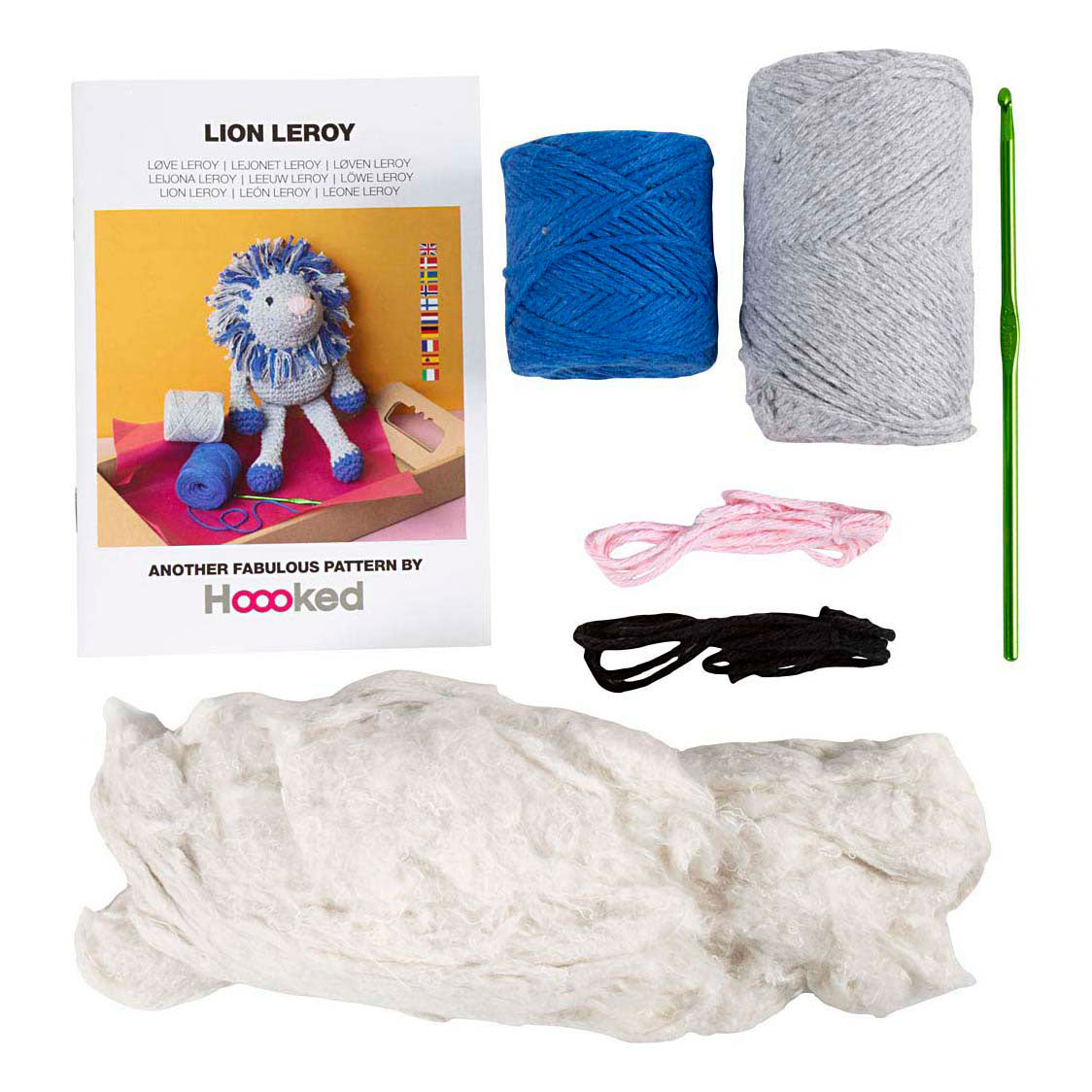 Creativ company https: www.cchobby.nl hobbyset-amigurumi-leeuw-marineblauw-lichtgrijs-1-doos