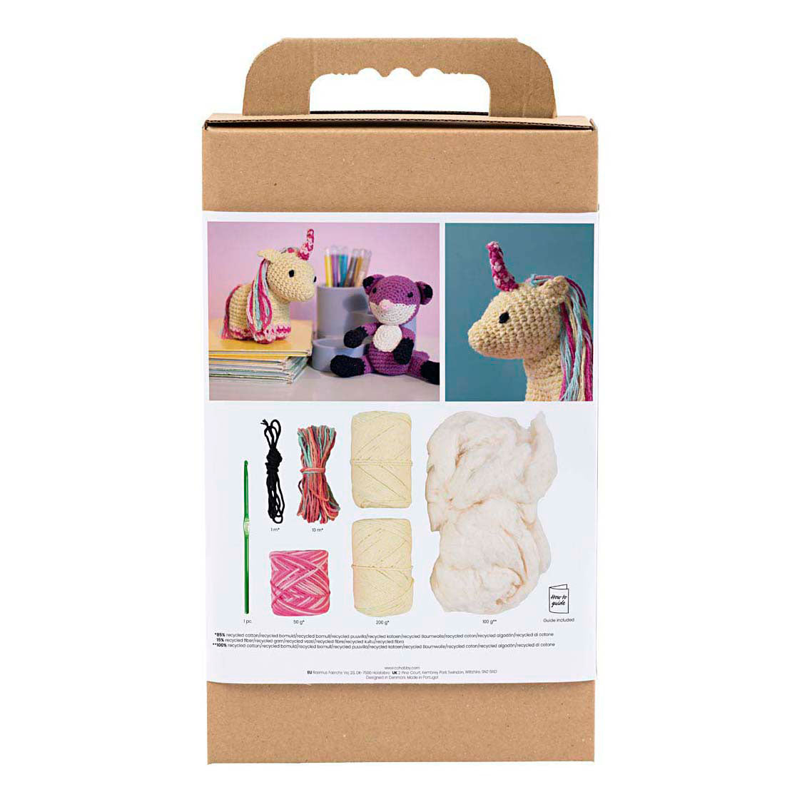 Creativ company hobbyset amigurumi eenhoorn