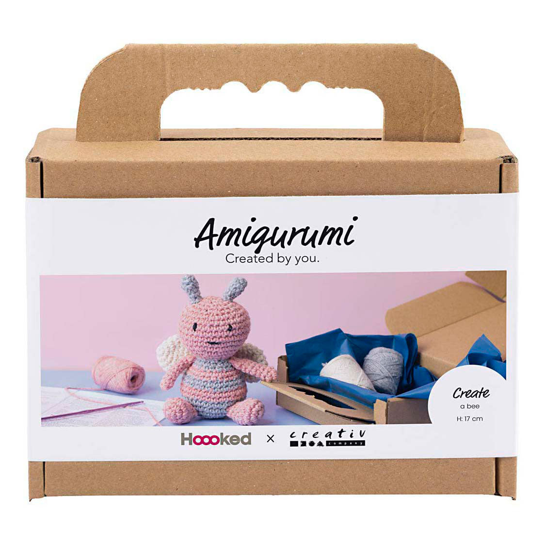 Creativ company https: www.cchobby.nl hobbyset-amigurumi-honingbij-pastelkleuren-1-doos