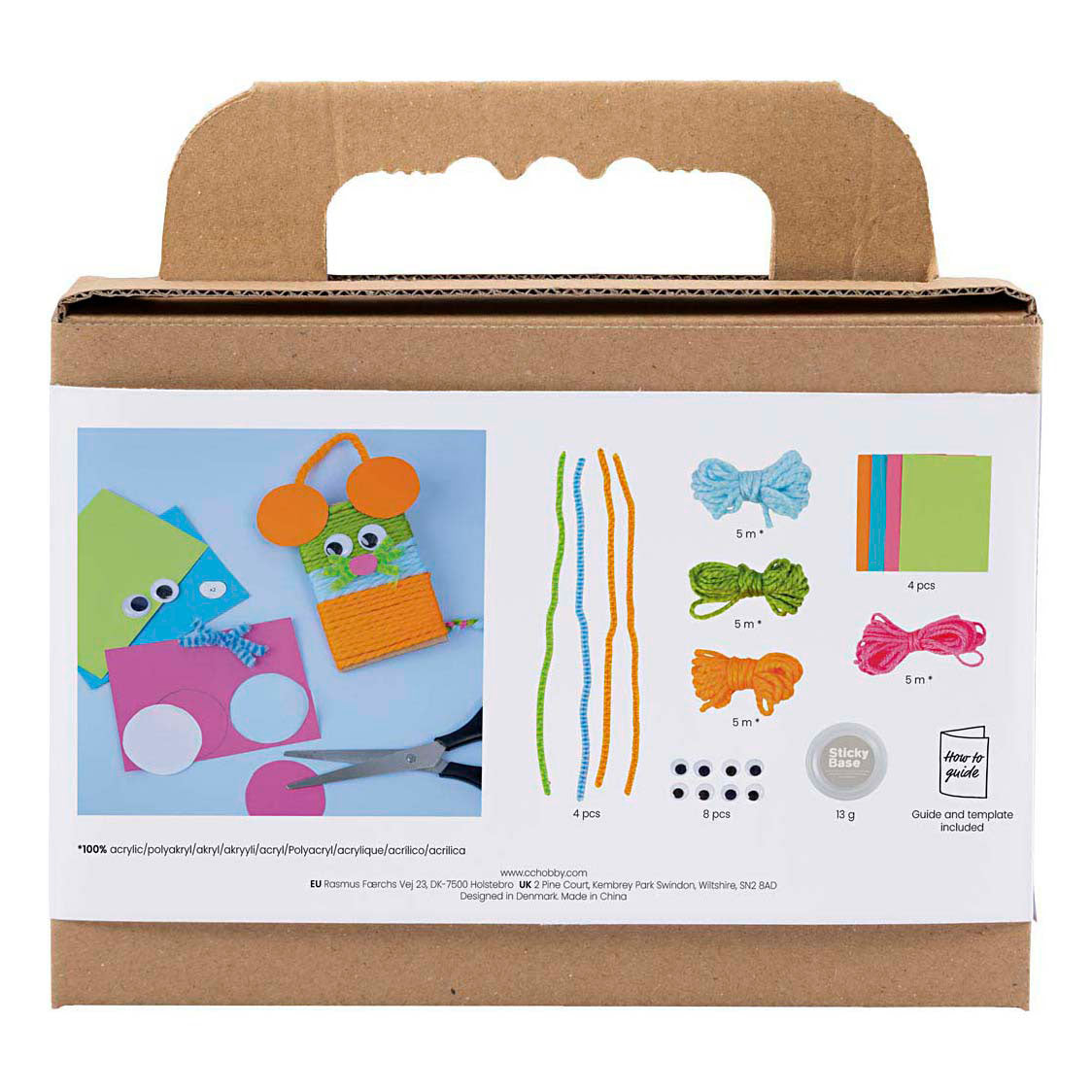 Creativ company mini hobbyset decoratie muizen en uilen
