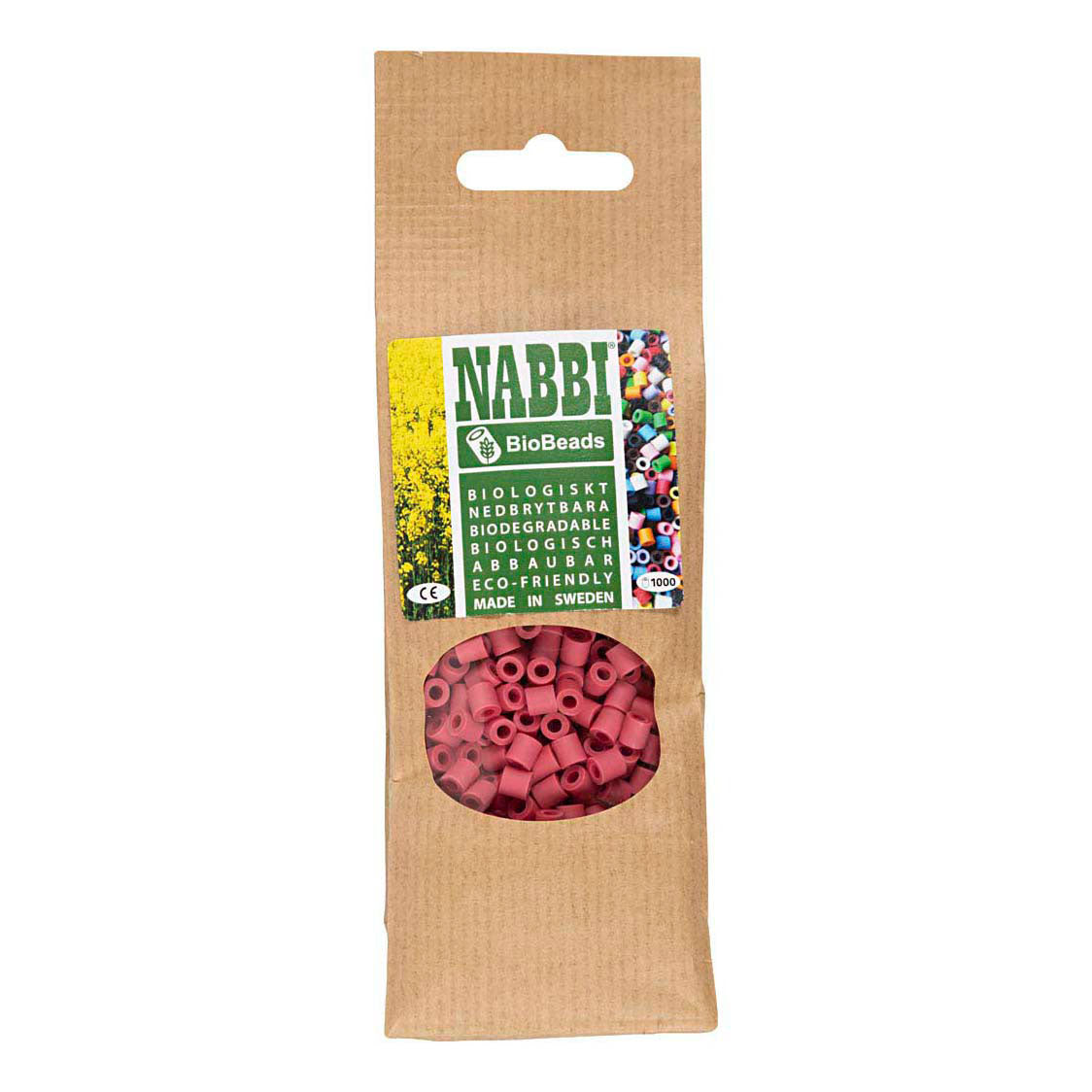 Creativ company https: www.cchobby.nl biobeads-van-nabbi-afm-5x5-mm-gatgrootte-2-5-mm-medium-rood-1000-stuk-1-doos