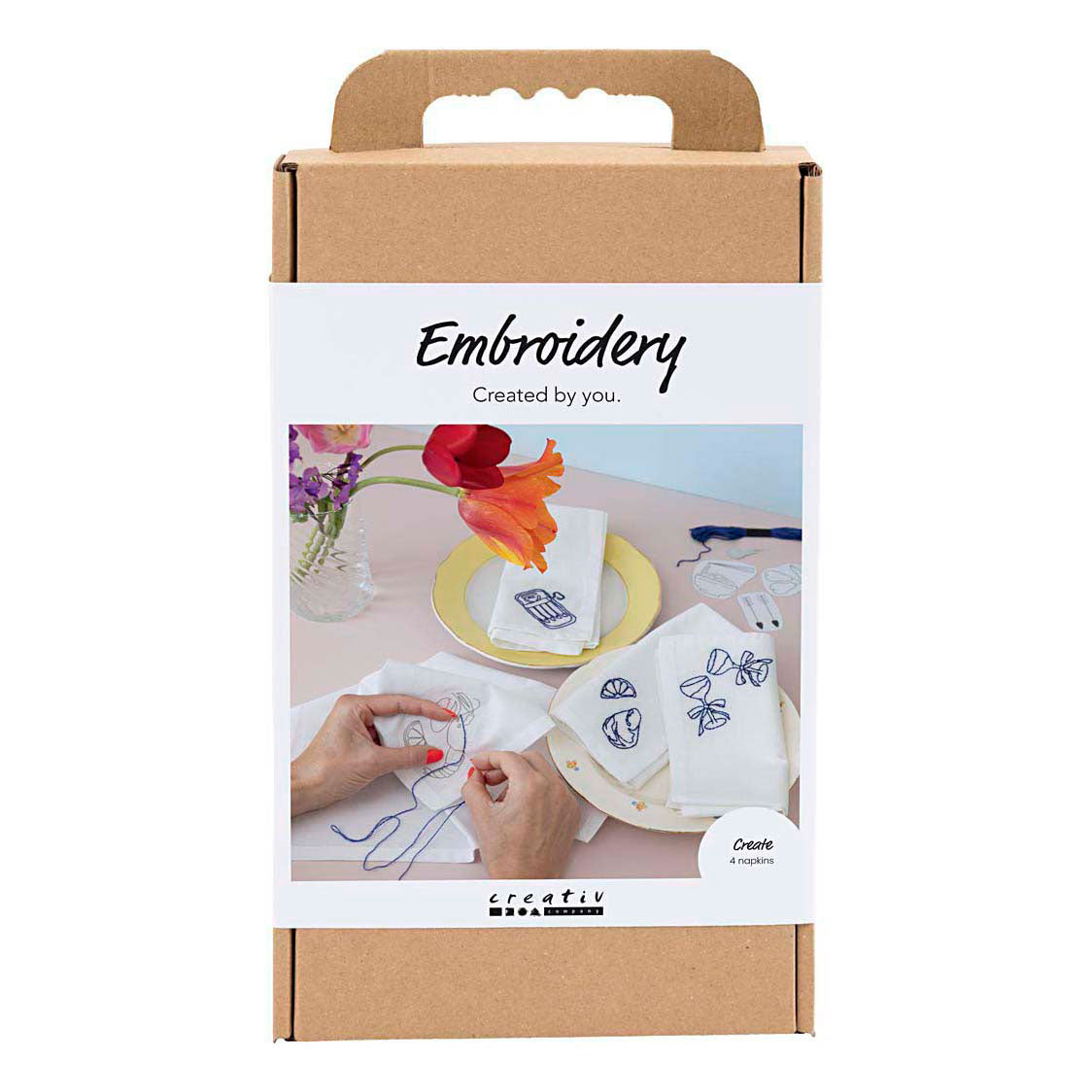 Creativ company https: www.cchobby.nl hobbyset-borduurwerk-servetten-off-white-1-doos