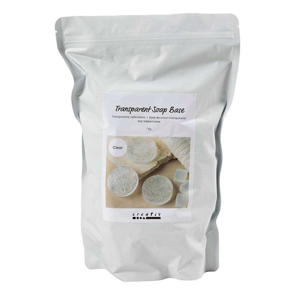 Creativ company transparante zeep basis - 1000gr.