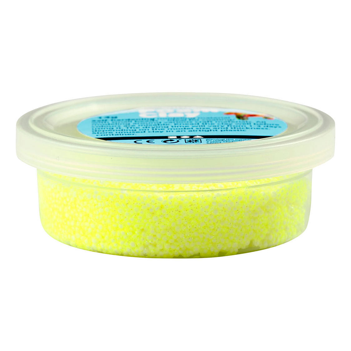 Creativ company foam clay glitter geel - 35gr.