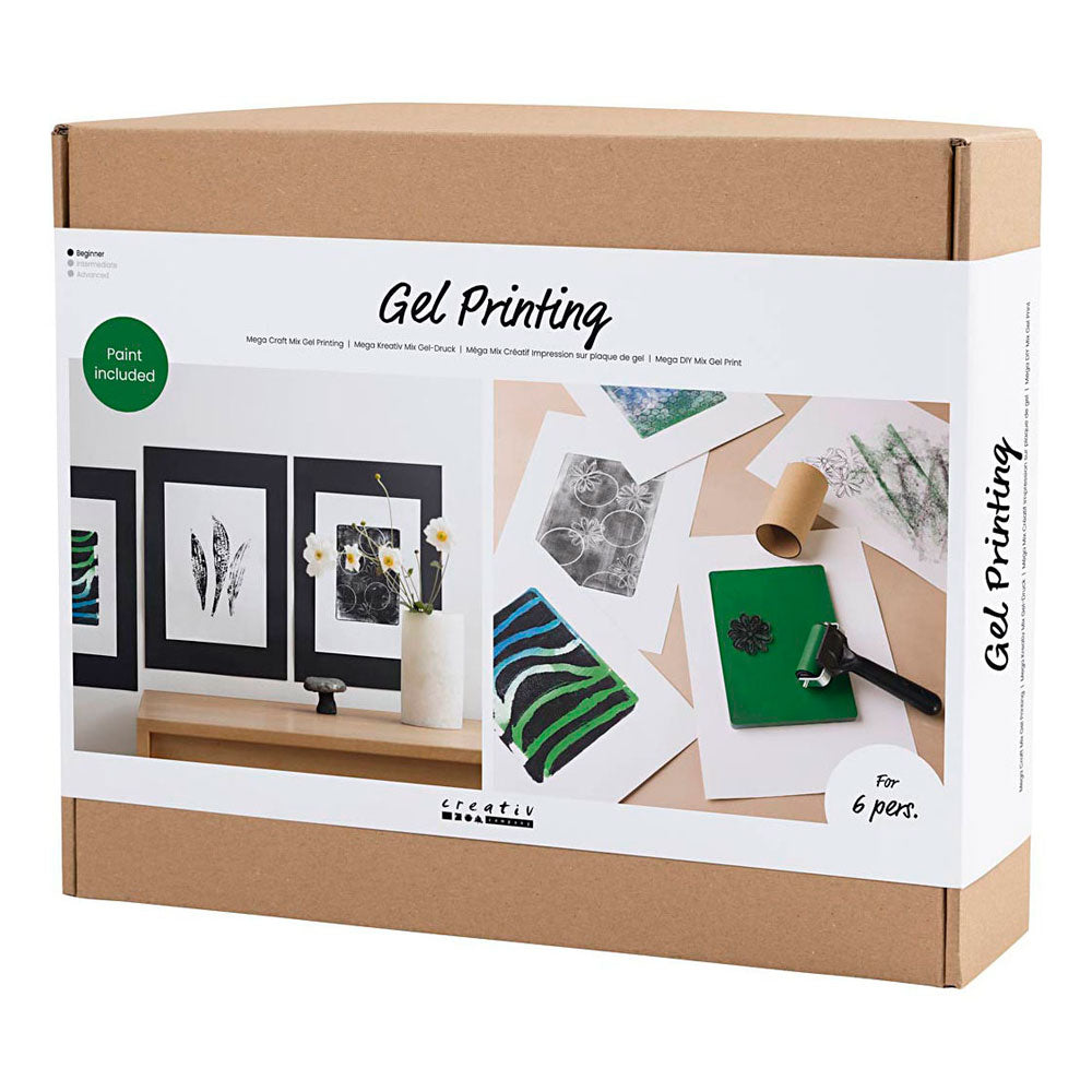 Creativ company groepsset gelprinten kleurrijke prints