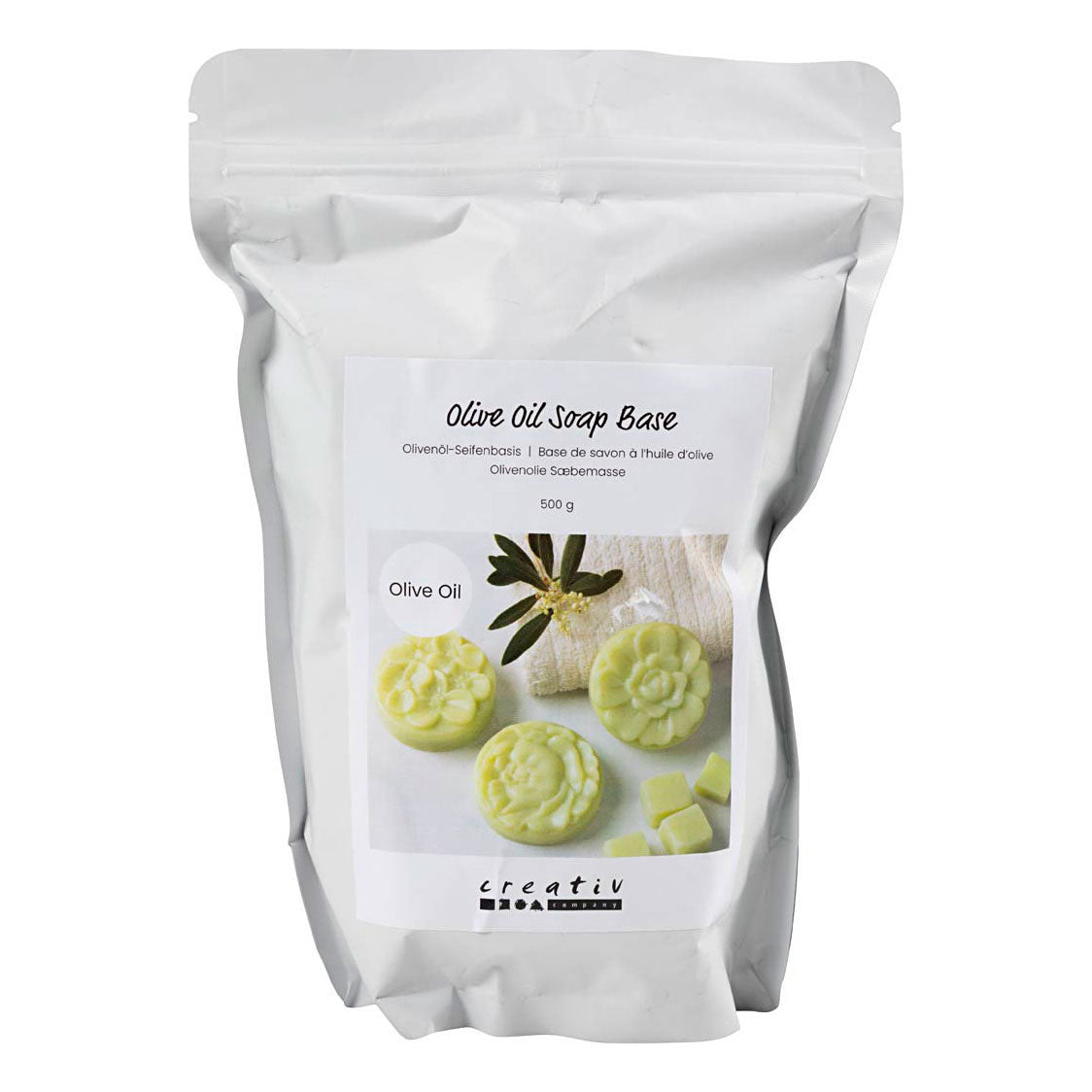 Creativ company olijfolie zeepbasis - 500gr.