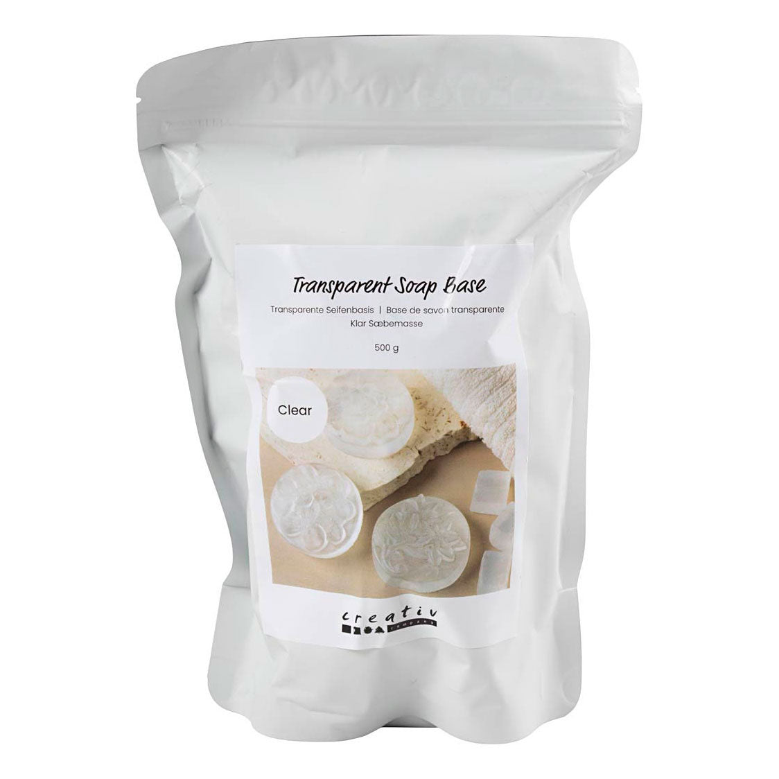 Creativ company transparante zeep basis - 500gr.