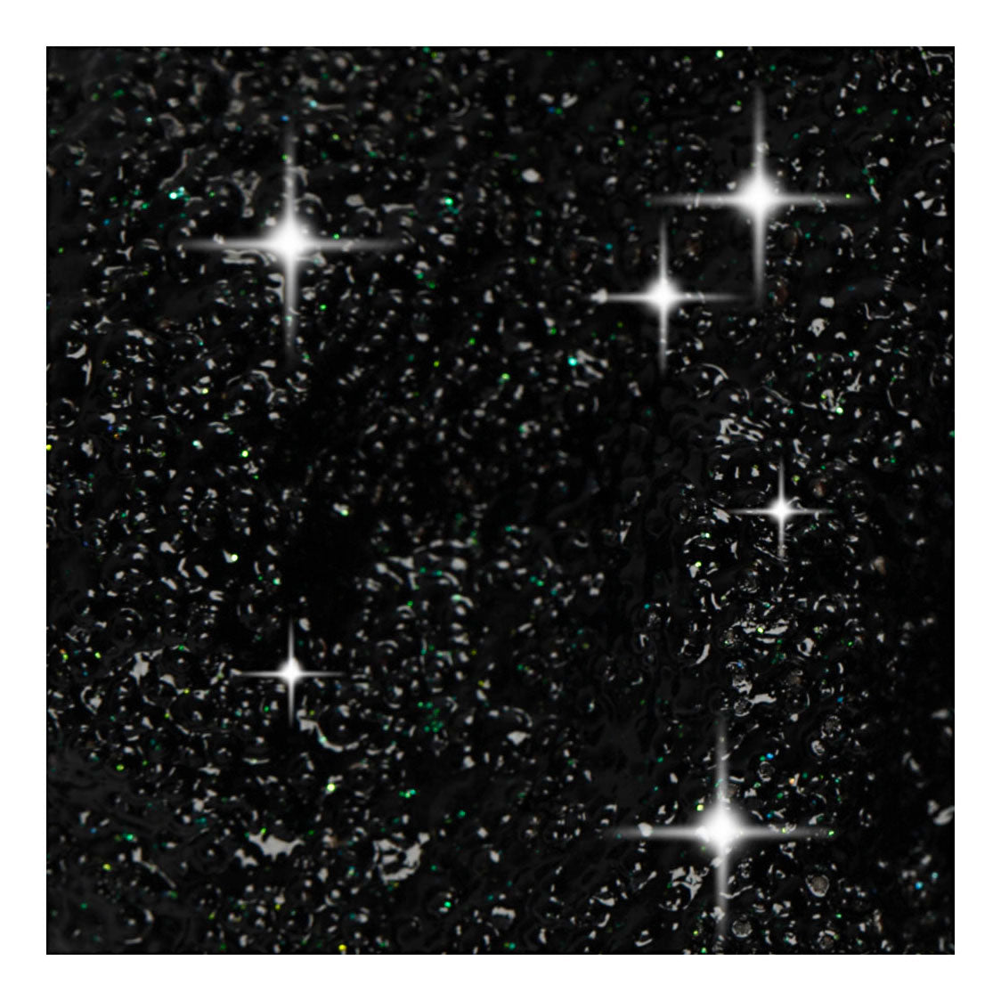 Creativ company foam clay glitter 35gr - zwart