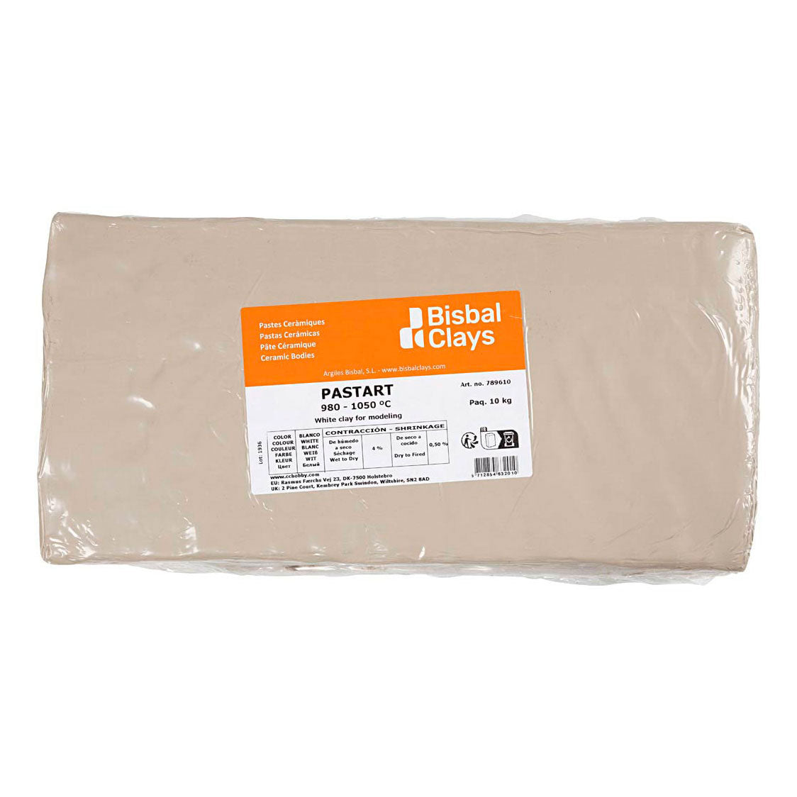 Creativ company witte klei - 10kg.