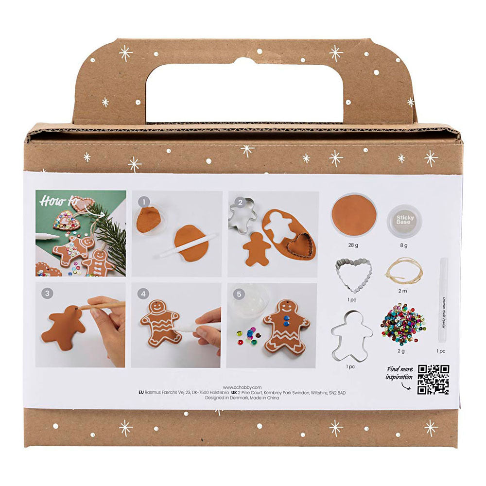 Creativ company hobbyset boetseren kleine kerstfiguren