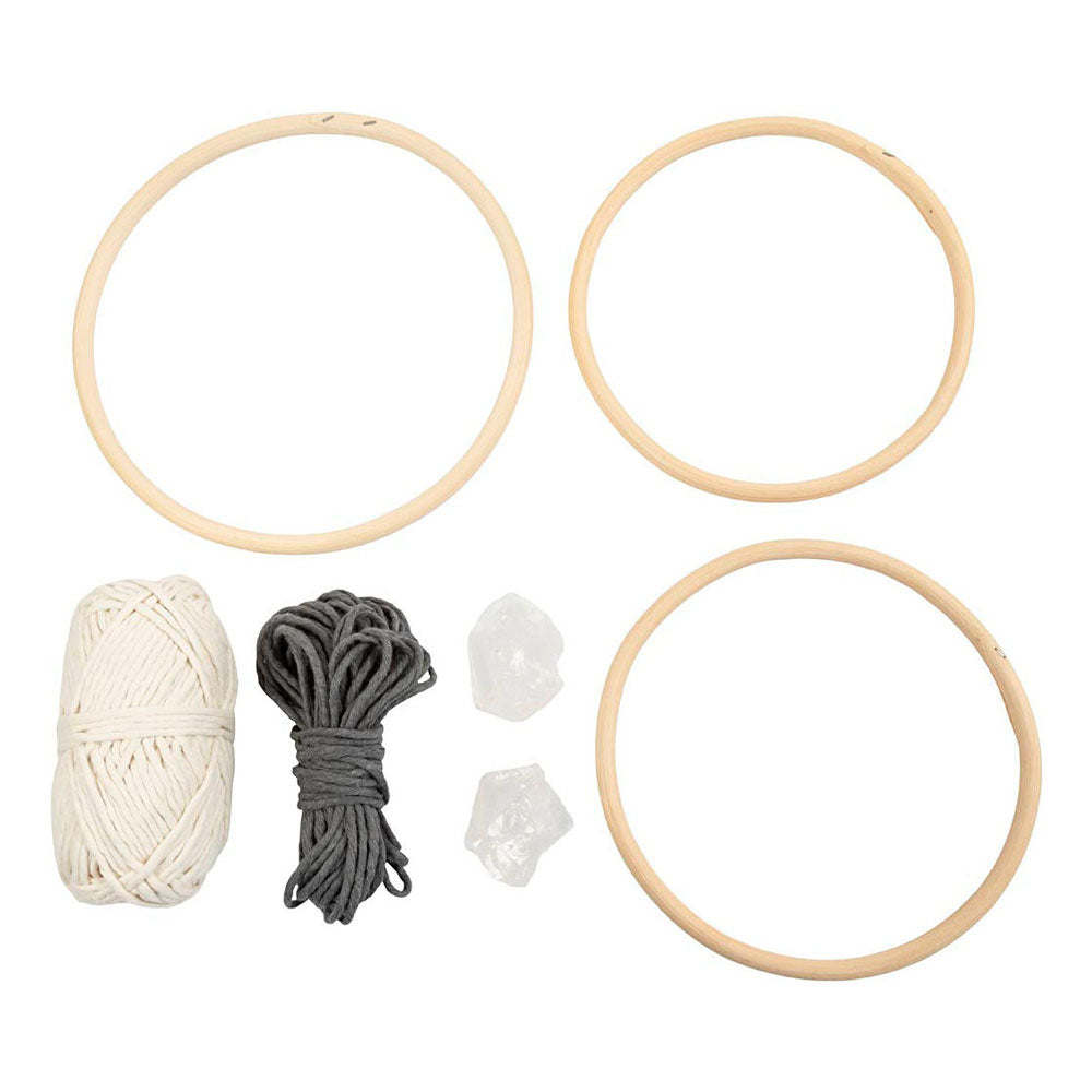 Creativ company https: www.cchobby.nl hobbyset-macrame-mobiel-grijs-off-white-1-doos
