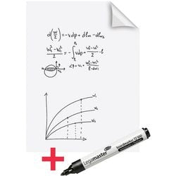 Legamaster whiteboardfolie magic-chart 60 x 80 cm wit 25 vel