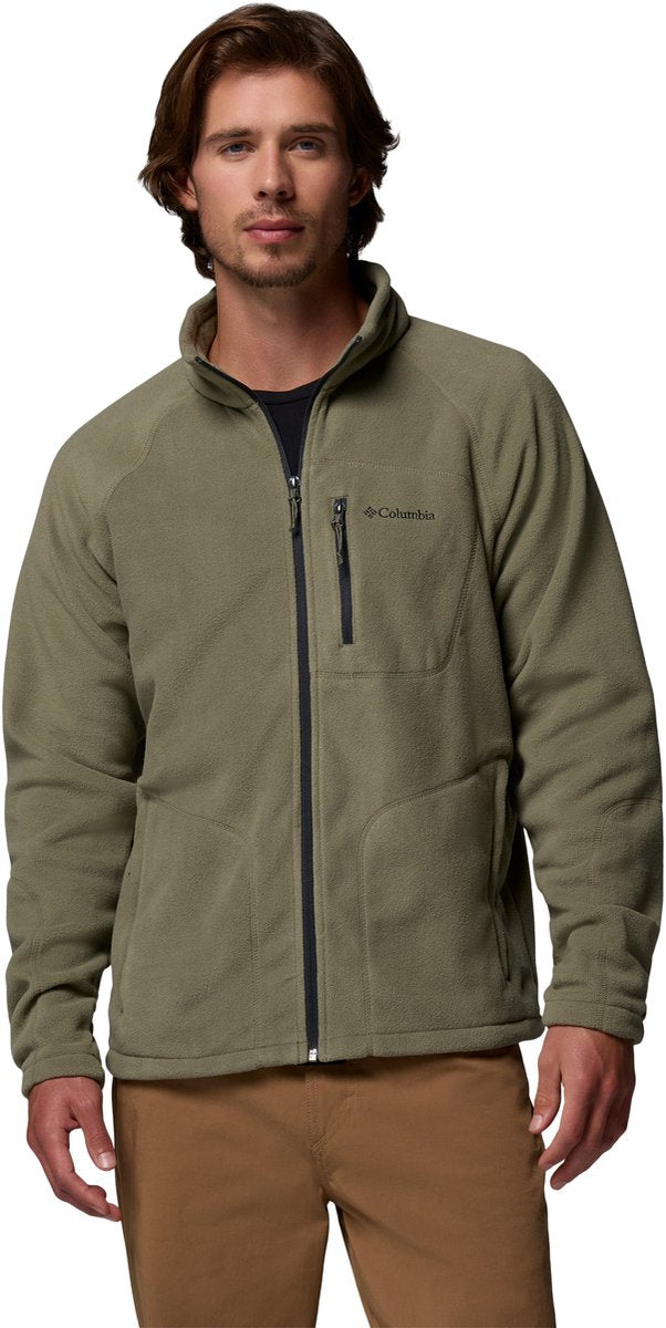 Columbia fast trek ii vest heren met rits - fleece vest heren - outdoorvest - donkergroen - maat xl