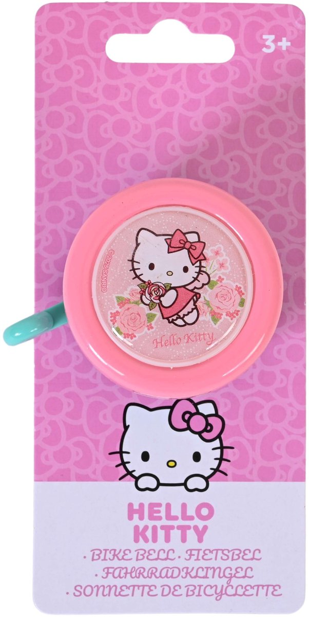 Volare hello kitty fietsbel - meisjes - roze