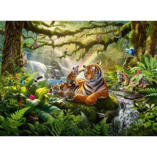 Ravensburger puzzel jungle wildlife wonders 300 stukjes