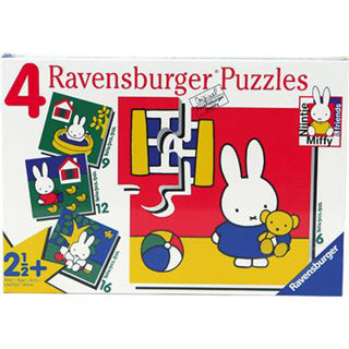 Nijntje ravensburger puzzel 6+9+12+16 stukjes