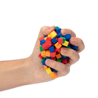 No brand puzzel foam blokken 1 cm zelfklevend | 6 stuks