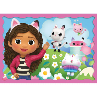 Trefl puzzel gabby's poppenhuis 4 in 1