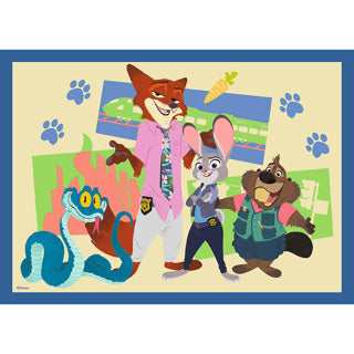 Trefl puzzel 4 in 1 zootopia 35+48+54+70 stukjes | 2 stuks