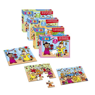 Bumba puzzel 6 stuks fijne verjaardag | 2 stuks