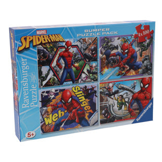 Puzzel spiderman 4 in 1 100 stukjes | 2 stuks