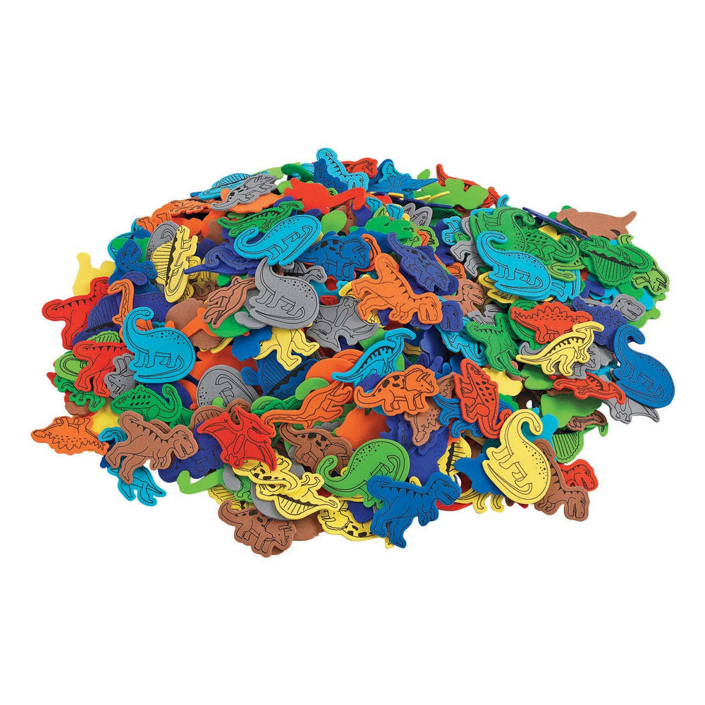 Kleuringen Dinosaurus Figuren Schuim, 500st.