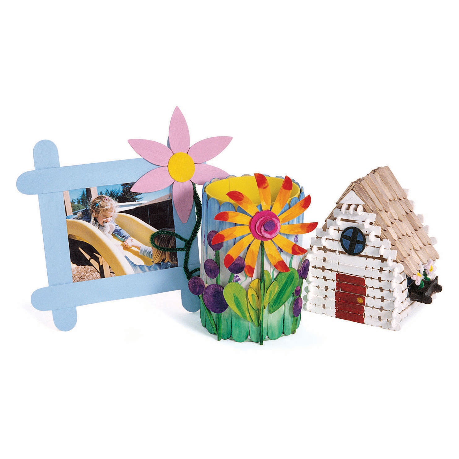 Inkleuringen - houten knutselstokjes, 1000st.