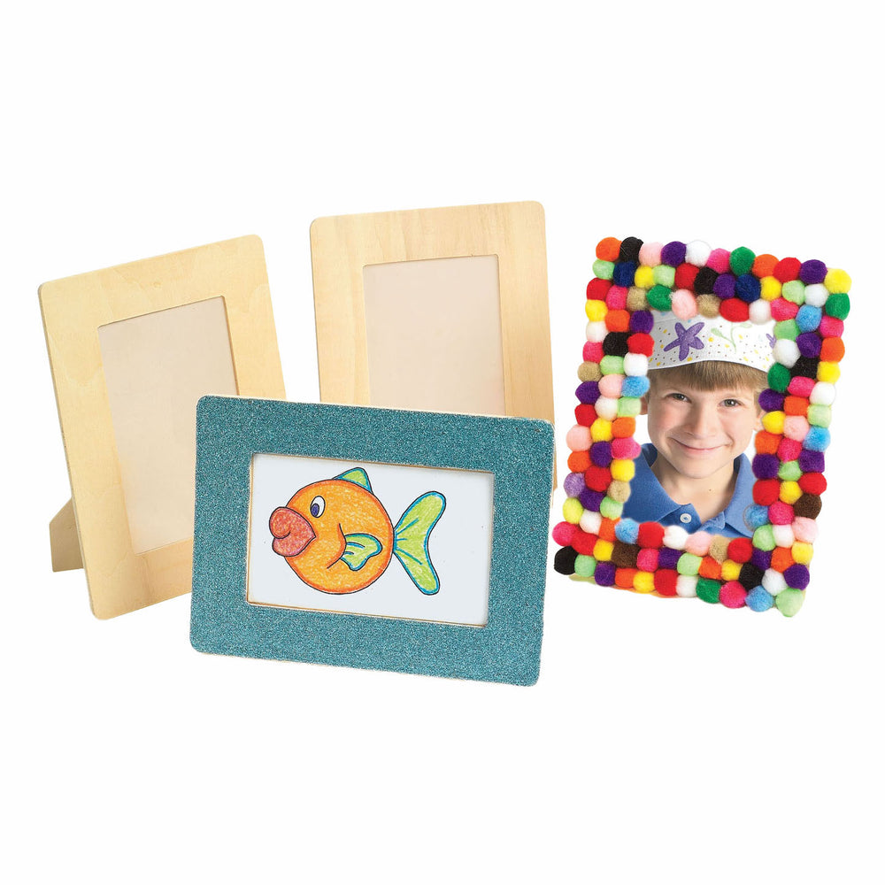 Kleuringen - Versier je eigen Houten Fotolijst, Set van 12