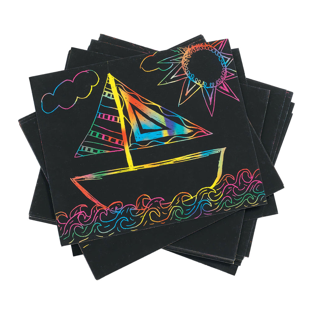 Colorations - Kraskaart Regenboogkleuren, Set van 25