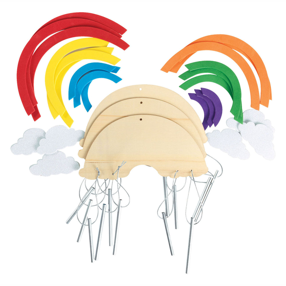 Colorations - maak en versier je eigen windgong, set van 12