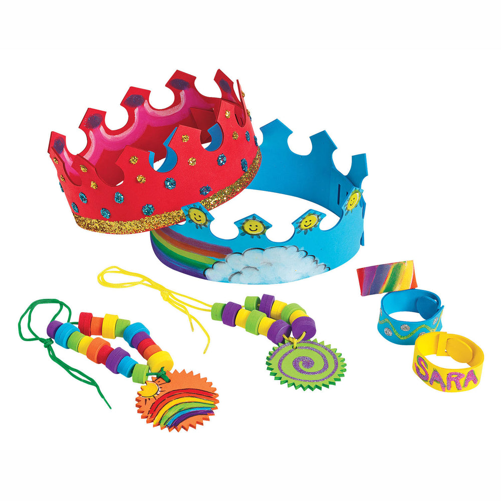 Colorations - maak een versier je eigen foam sieraden megapakket, 72 projecten