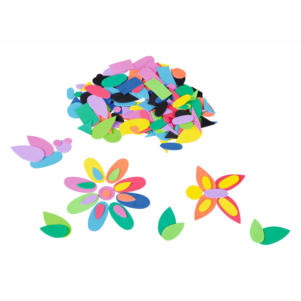 Kleuringen vaste Foam Figuren Stickers, 1000st.