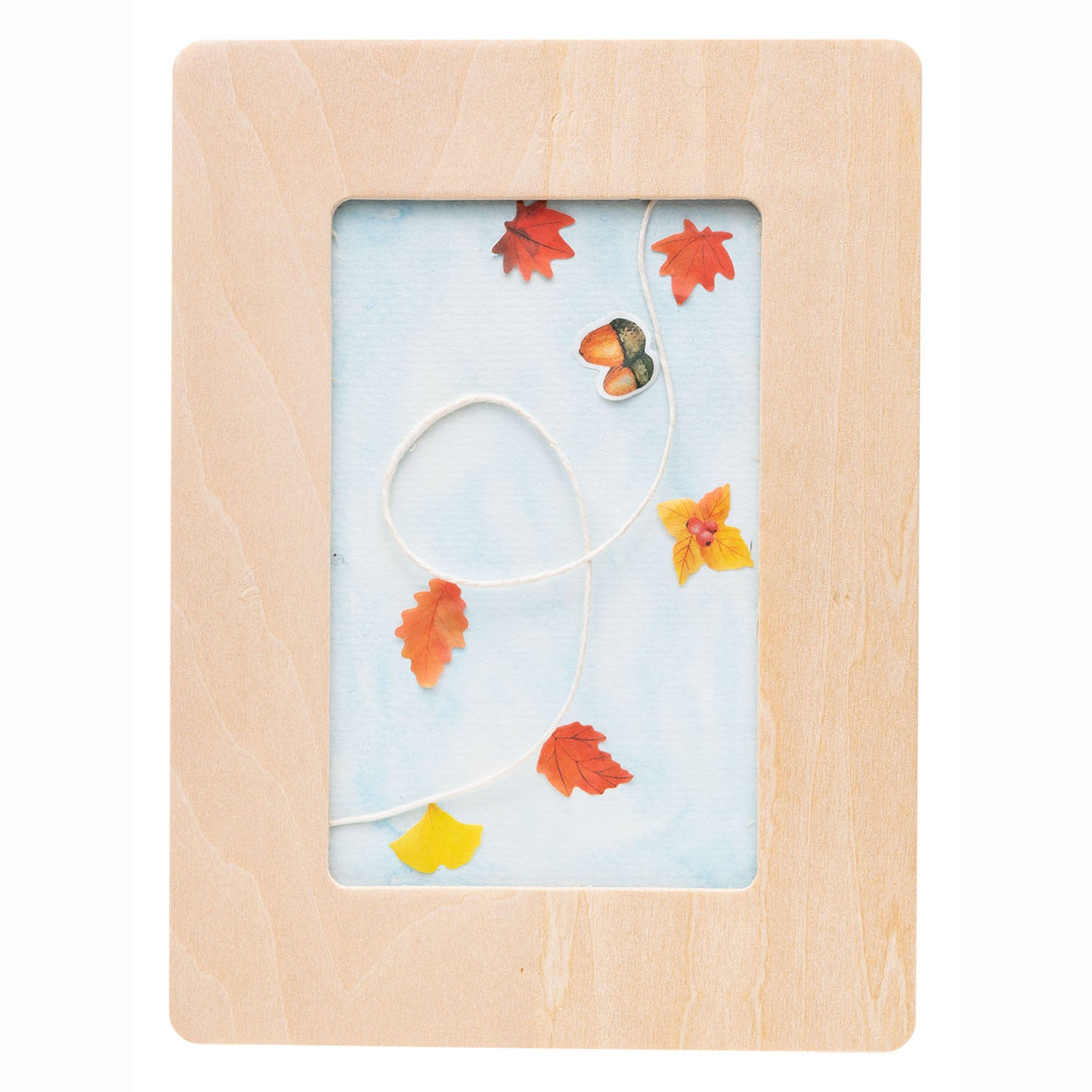 Kleuringen - Washi Stickers Herfstthema op Rol, 80st.