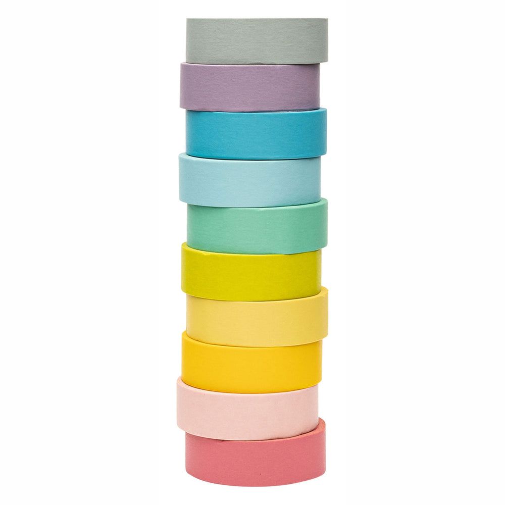 Colorations - Washi Tape Pastelkleuren, Set van 10