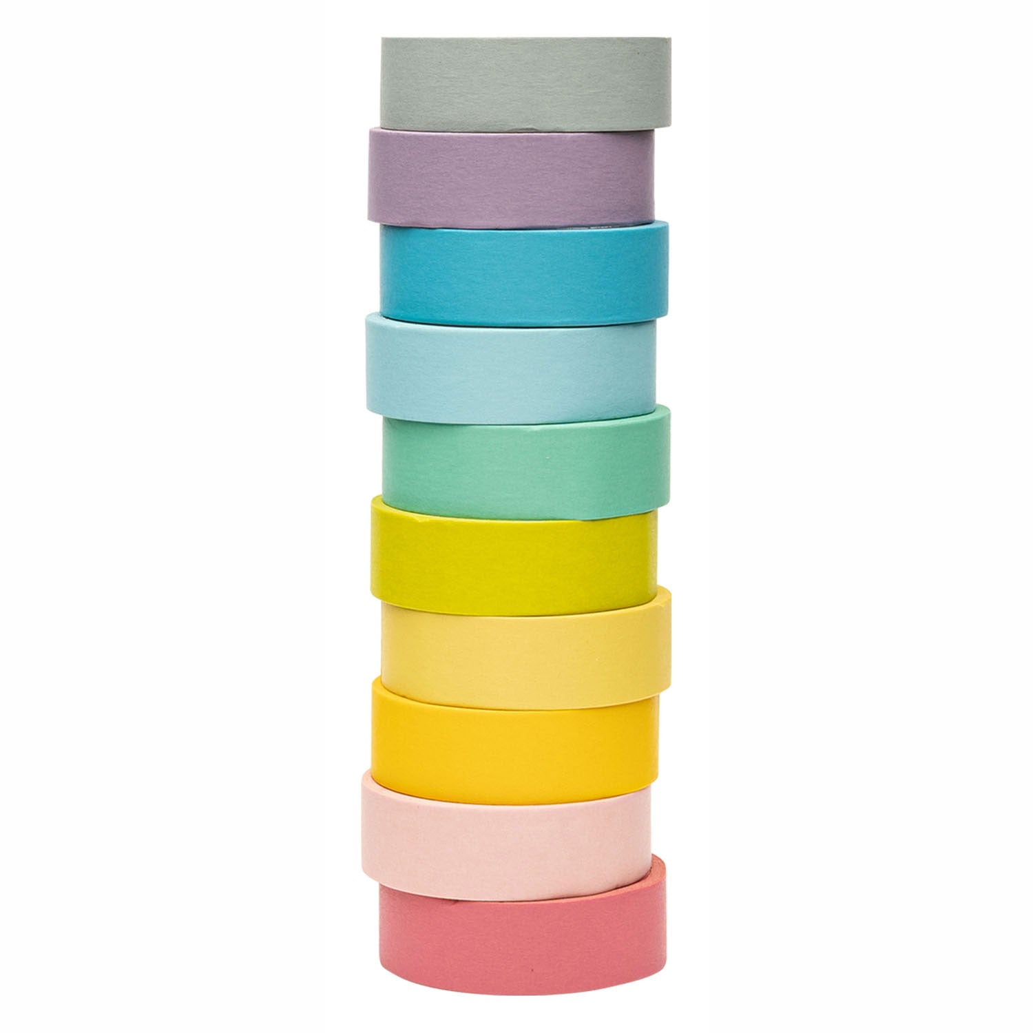 Colorations - Washi Tape Pastelkleuren, Set van 10