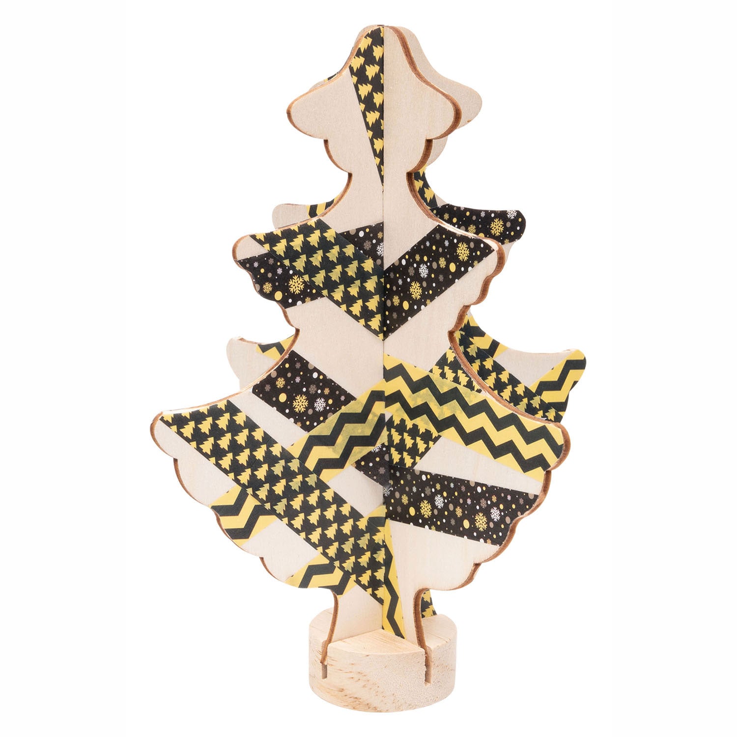 Kleuringen - Washi Tape Feestelijke Kerstpatronen 3 Rollen, 5mtr.