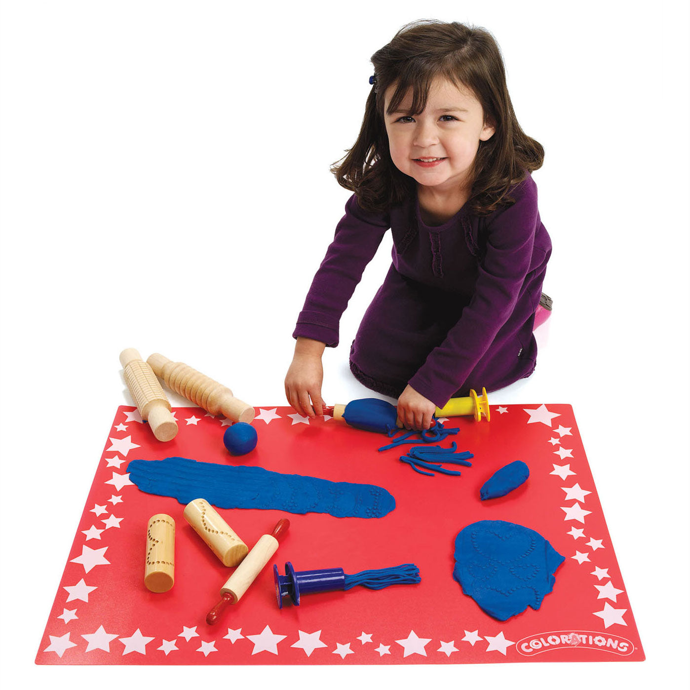 Colorations - keep it clean placemat, set van 6