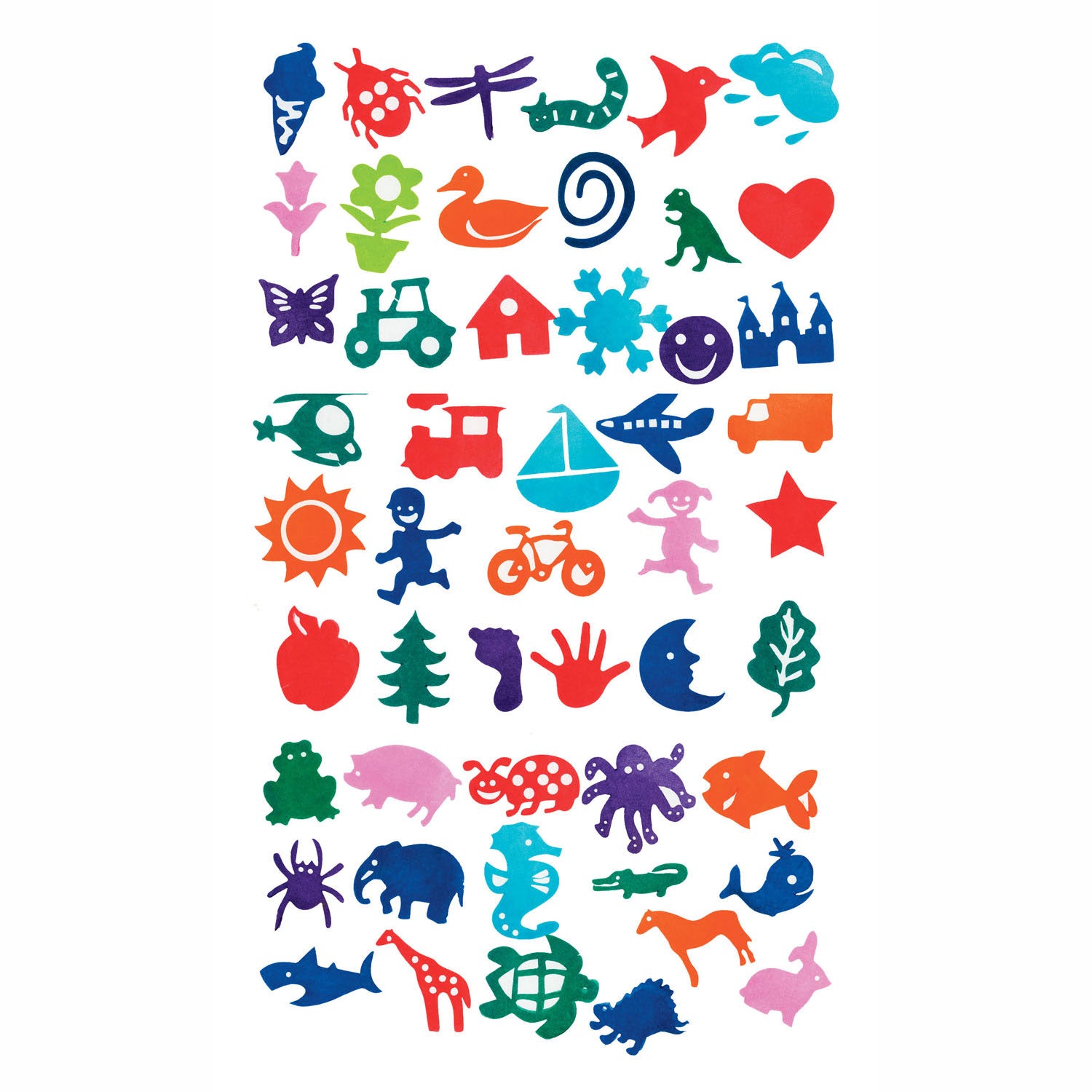 Kleuringen - waarschijnlijke Grip Stempels Megaset, 50st.