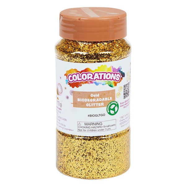 Colorations - biologische afbreekbare glitter - goud, 113 gram
