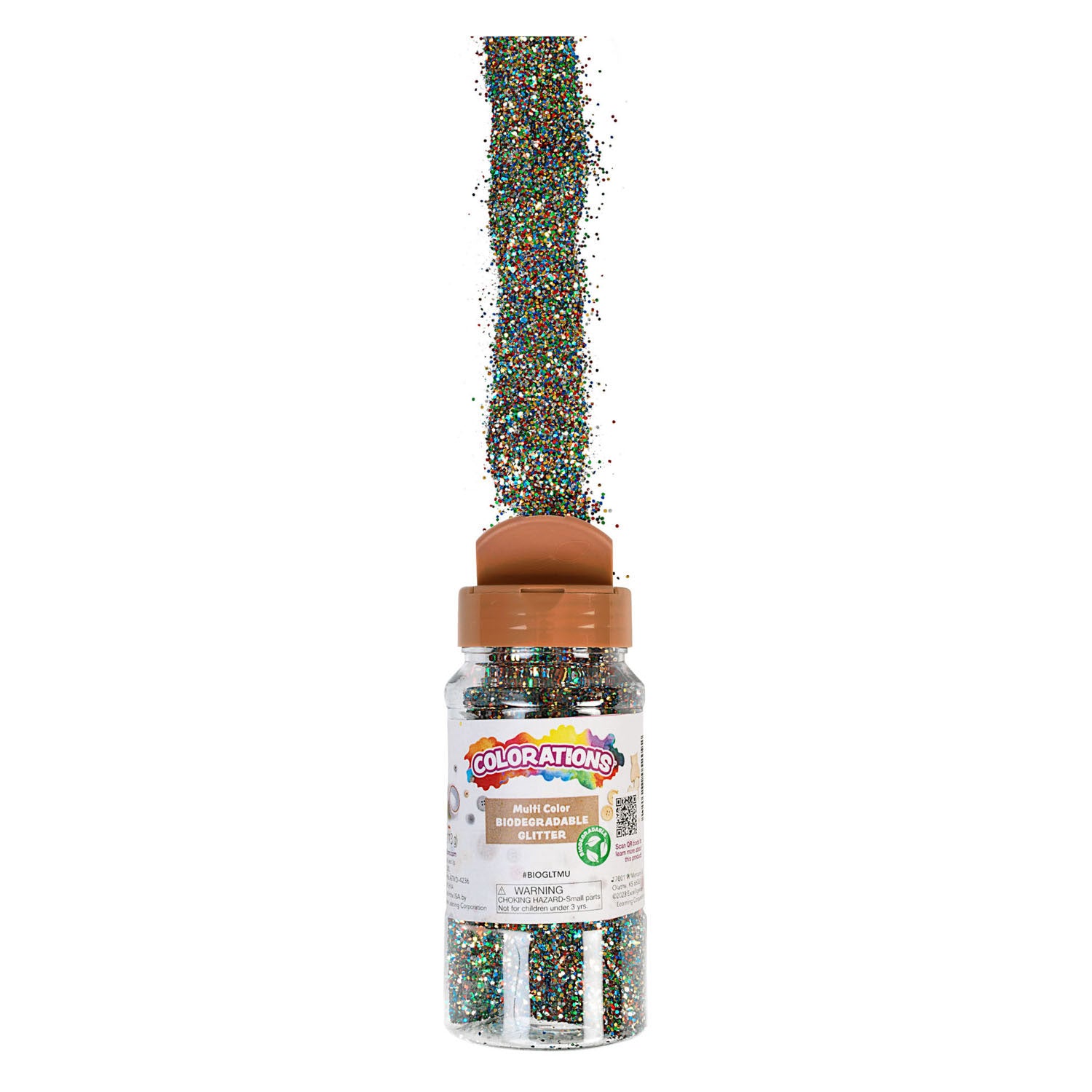Kleuringen - Biologische Afbreekbare Glitter - Multi, 113 gram