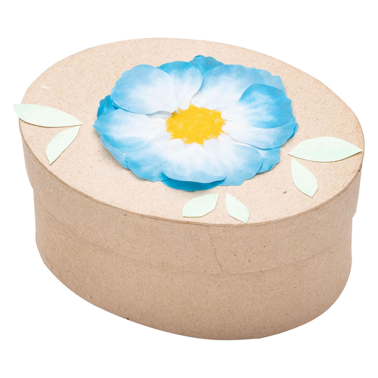 Kleuringen - washi stickers - blauwe bloemblaadjes, 80st.