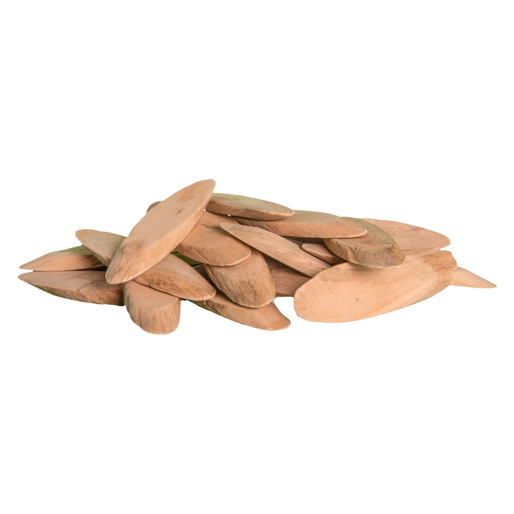 Kleuringen - Ovale Houtschijfjes, 250 gram