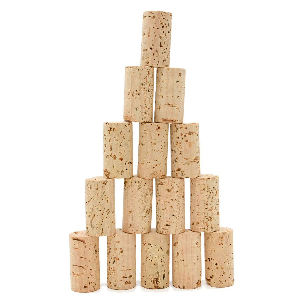 Kleuringen - kurkkralen, set van 60